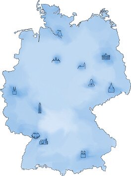 Veranstaltungsorte von GROSSWEBER in Deutschland