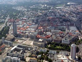 Luftbild von Leipzig